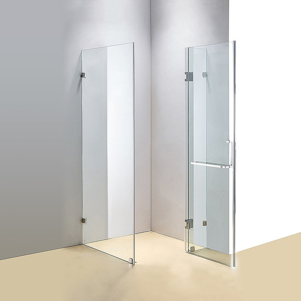 1200 x 1000mm Frameless 10mm Glass Shower Screen By Della Francesca