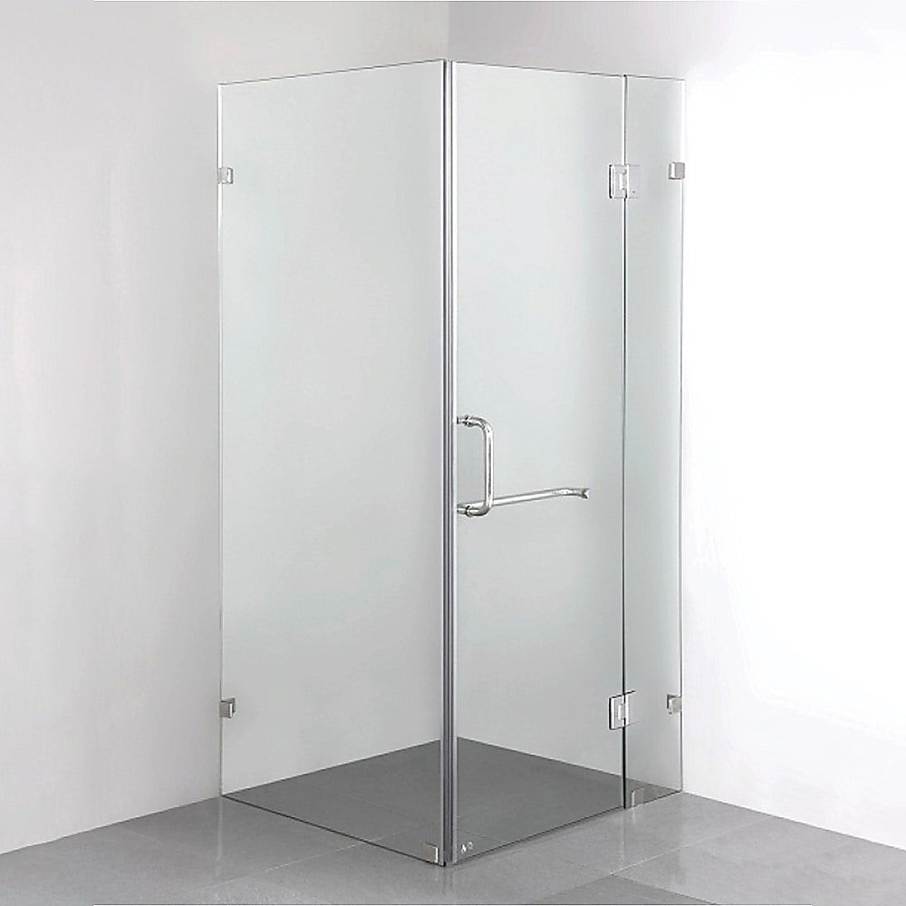 1000 x 800mm Frameless 10mm Glass Shower Screen By Della Francesca