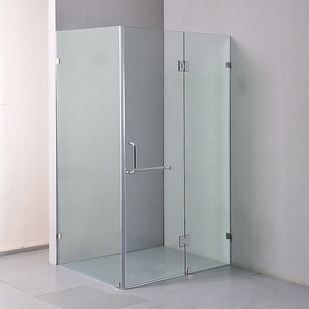 1200 x 1000mm Frameless 10mm Glass Shower Screen By Della Francesca