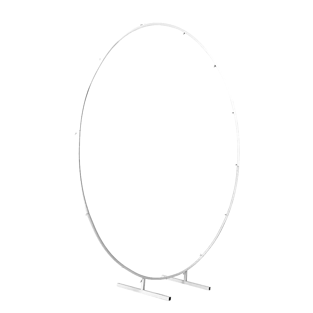 2M Wedding Hoop Round Circle Arch Backdrop Flower Display Stand Frame Background