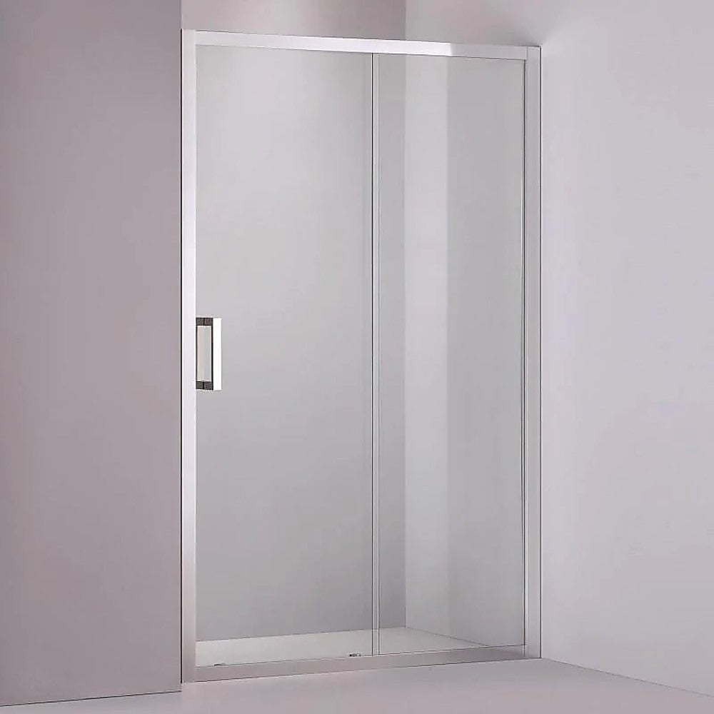 Adjustable 900-1000mm Wall to Wall Sliding Door Glass Shower Screen in Chrome