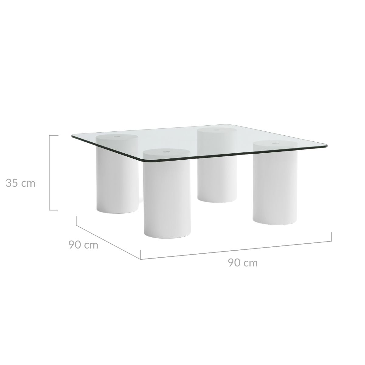 Gabby Glass Coffee Table