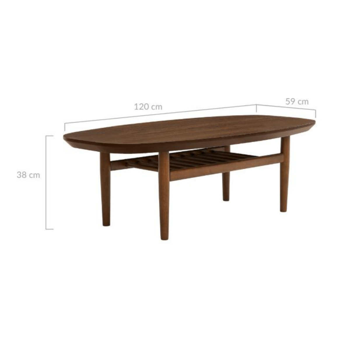 Pierre Walnut Coffee Table