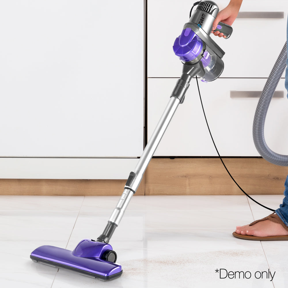 Devanti Corded Handheld Bagless Vacuum Cleaner - Purple and Silver