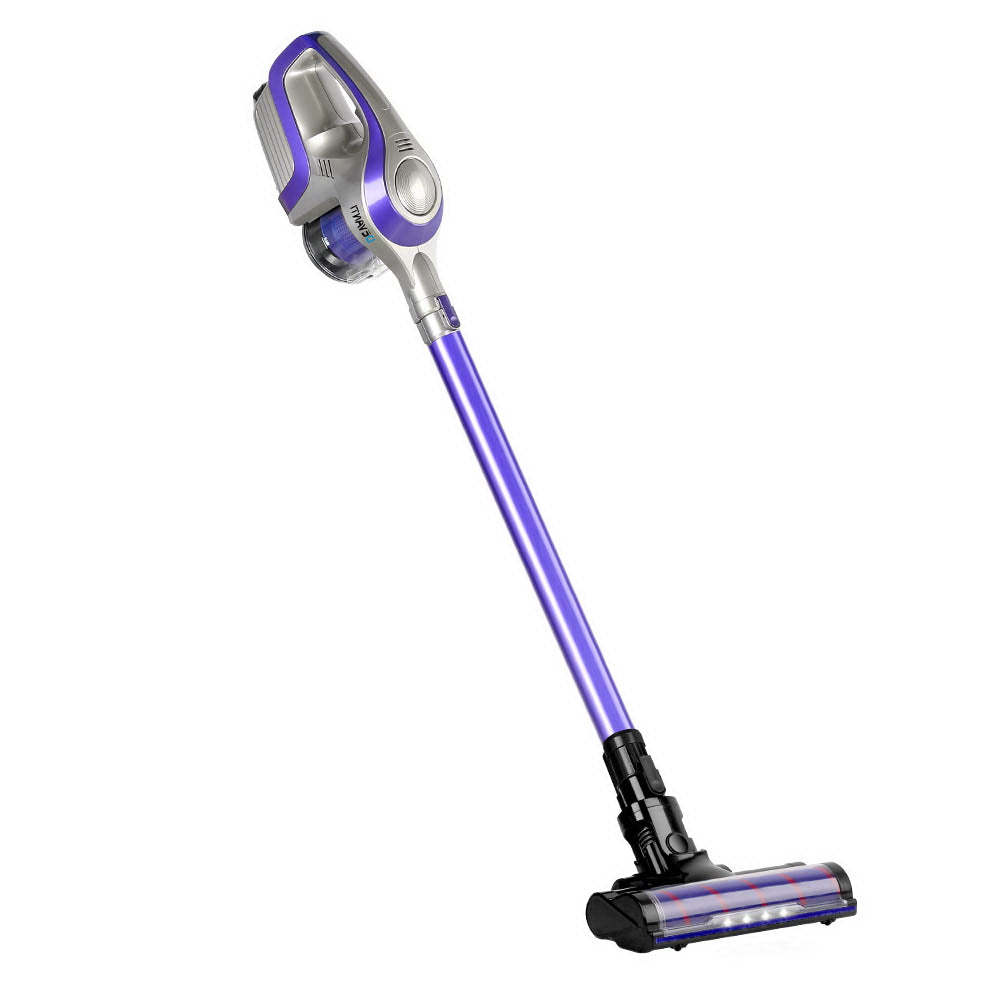 Devanti Cordless 150W Handstick Vacuum Cleaner - Purple and Grey