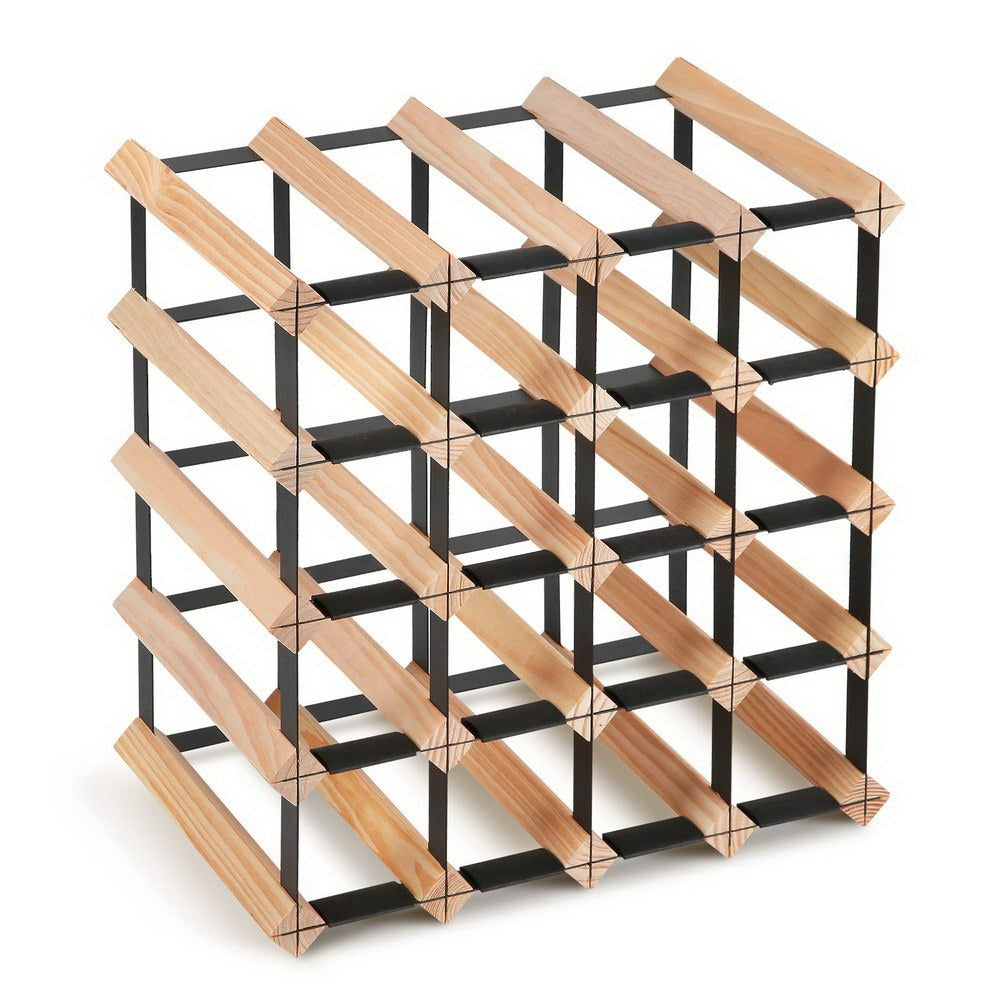 Artiss 20 Bottle Timber Wine Rack